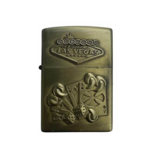 Las Vegas - devil card, benzin lighter