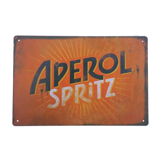 Aperol Spritz, metal skilt