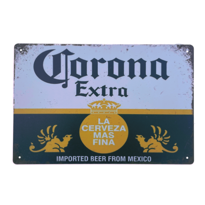 Corona Extra, metal skilt