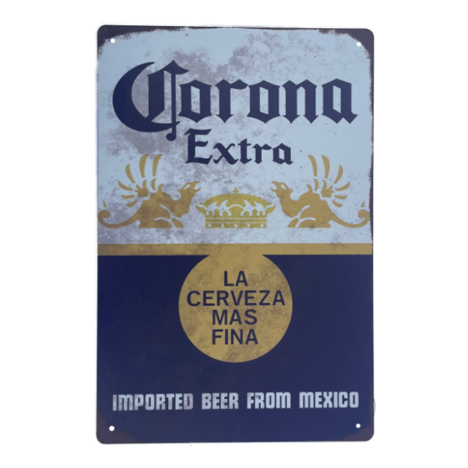 Corona Extra, metal skilt