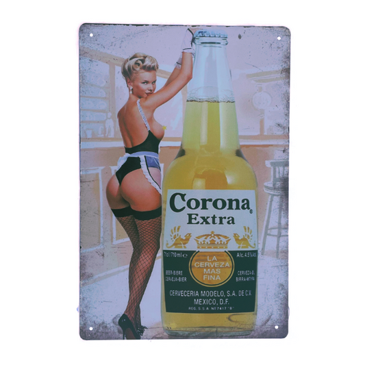 Corona Extra, metal skilt