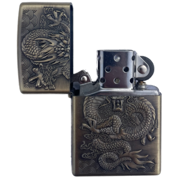 Dragon fire (2), benzin lighter